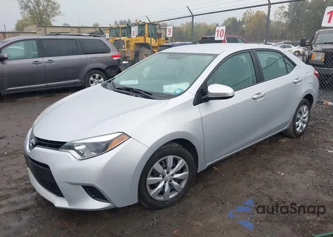 2014 Toyota Corolla Le из США, поврежденный, VIN 2T1BURHE9EC050541